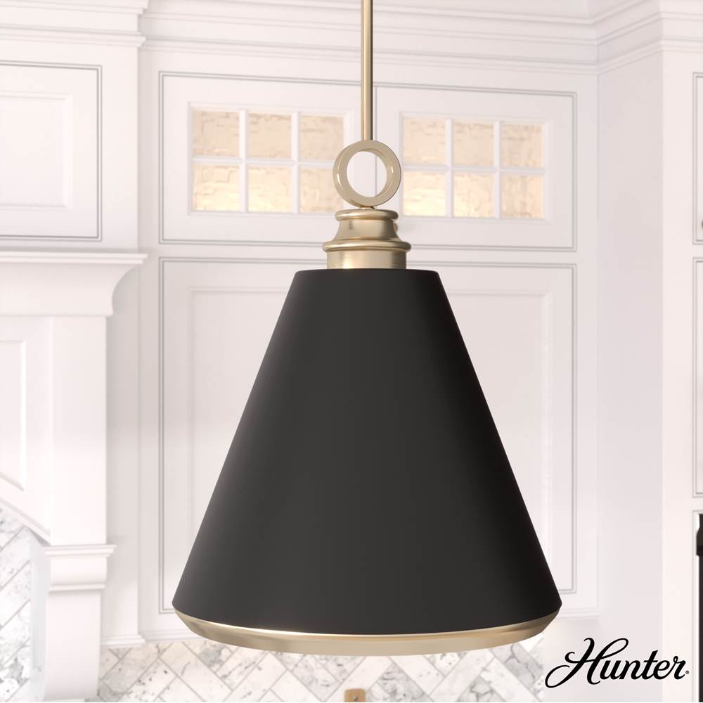 Hunter 19446  Klein 3 Light Metal Pendant 16 Inch Image 3