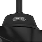 Hunter 52616 Matte Black 52in Mosely - Black Image 8