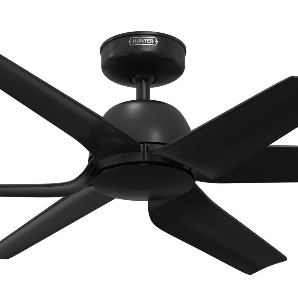 Hunter 50430 Flat Matte Black 52 Inch Airstack Matte Black Image 2