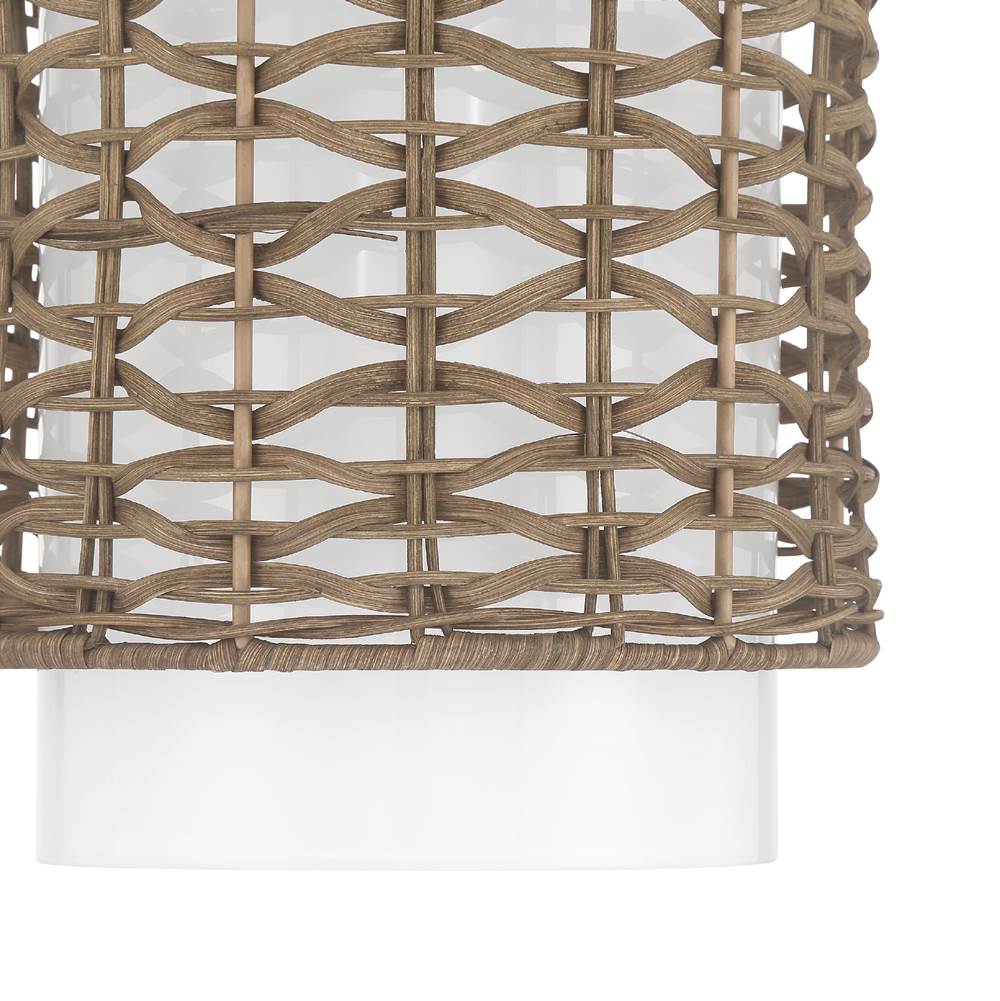Hunter 48207 Luxe Gold Laila 1 Light Medium Pendant Brown Image 2