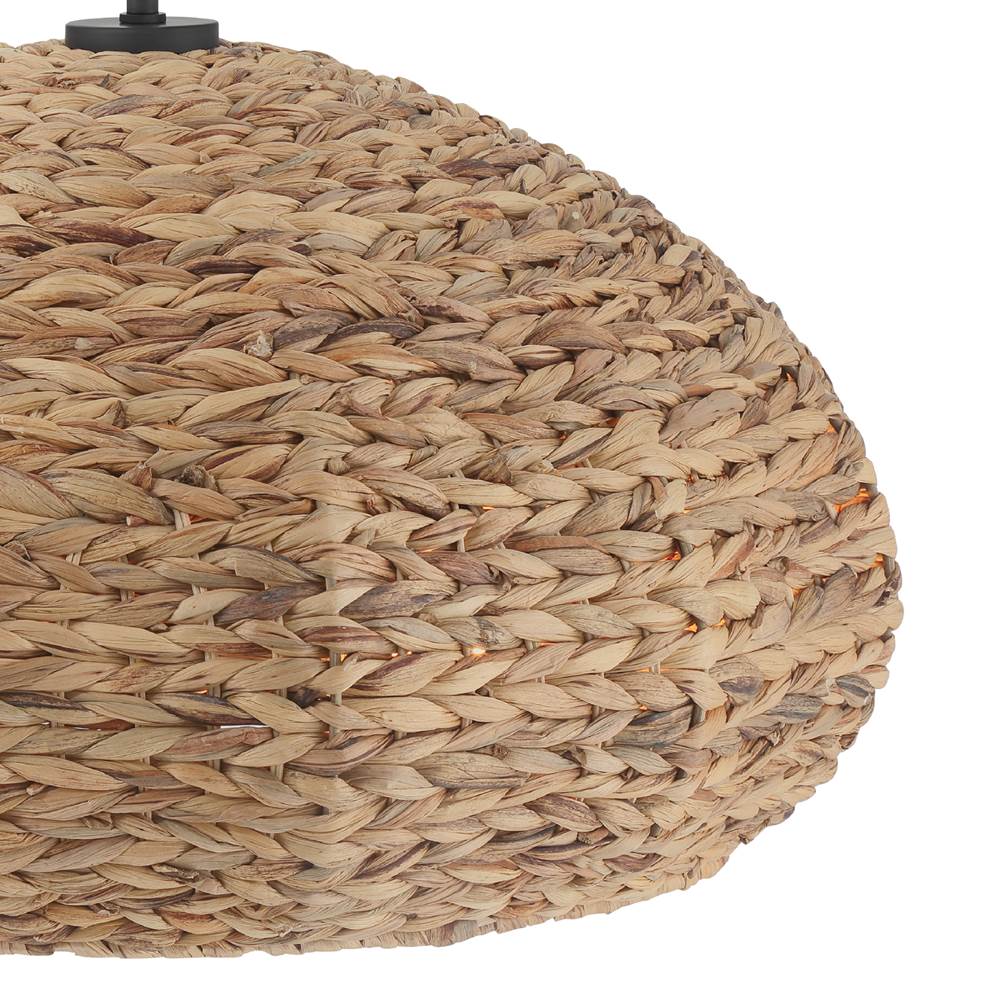 Hunter Cambria Matte Black 3 Light Extra Large Pendant Ceiling Light Fixture