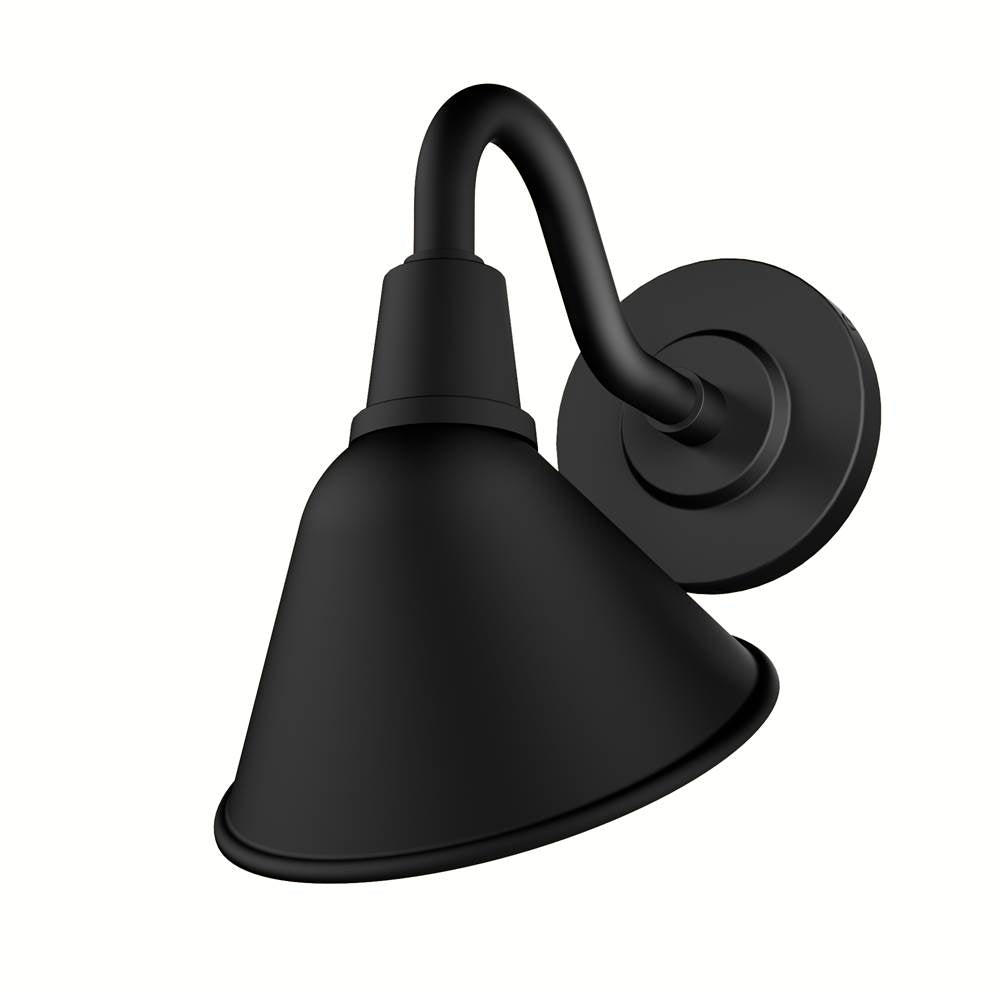 Hunter 46011 Matte Black Cassius Matte Black 1 Light Small Image 1