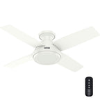 Hunter Dempsey 44 Inch Dempsey Lp Fresh White