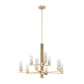 Hunter Gatz 9 Light 2-tier Chandelier Alturas Gold