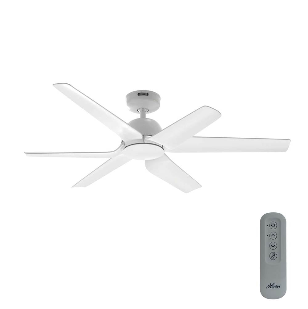 Hunter 50434 Fresh White 52 Inch Airstack Fresh White Image 9