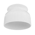 Hunter 13181 Luxe Gold Harlowe Luxe Gold With Cased White Glass 1 Light Flush Mount Ceiling Light Fixture Image 1