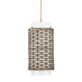 Hunter 48207 Luxe Gold Laila 1 Light Medium Pendant Brown Image 1