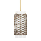 Hunter 48207 Luxe Gold Laila 1 Light Medium Pendant Brown Image 1