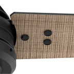 Hunter 52979 Matte Black 60 Inch Cassius Energy Star Matte Black Damp Rated Ceiling Fan And Wall Control Image 7