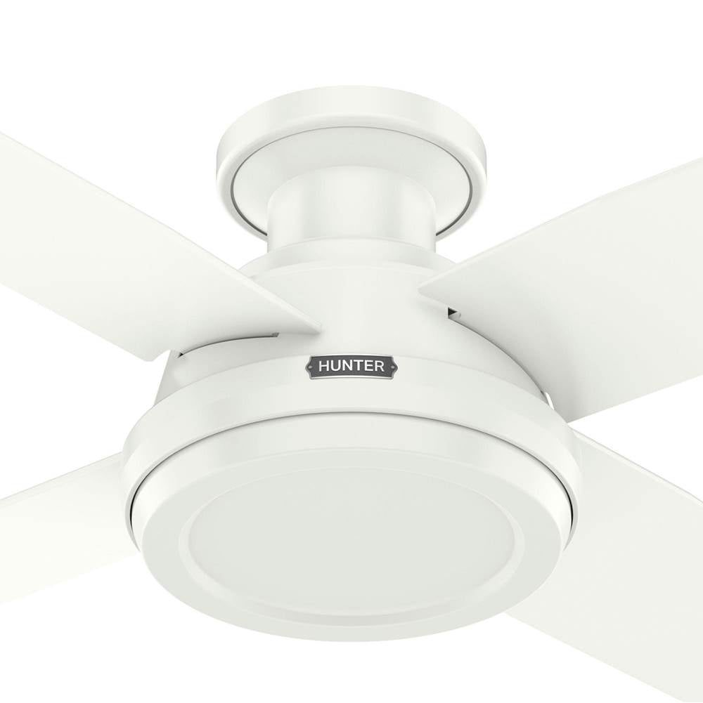 Hunter 59334 Fresh White 44 Inch Dempsey Lp Fresh White Image 2