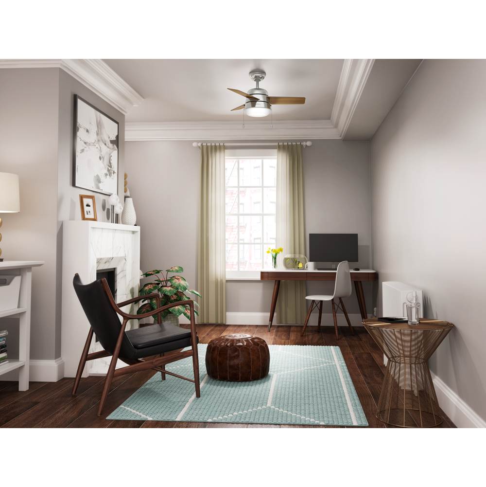 Hunter Aker 36'' Aker-brushed Nickel