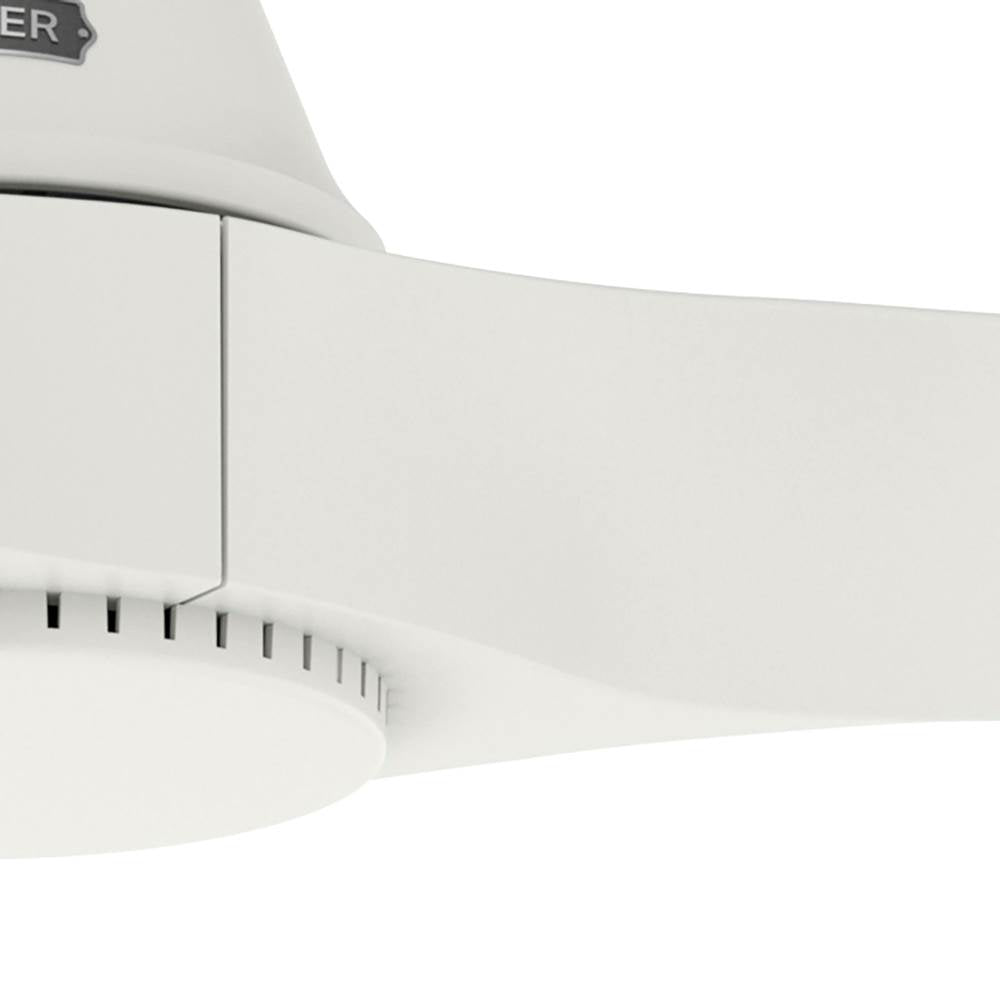 Hunter 52617 Matte White 52in Mosely - White Image 9