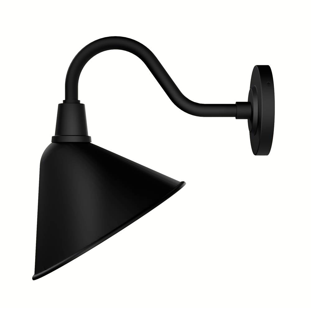 Hunter Cassius Matte Black 1 Light Medium