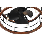 Hunter 50107 Matte Black 22 In Bridgette Fandelier - Matte Black Image 2