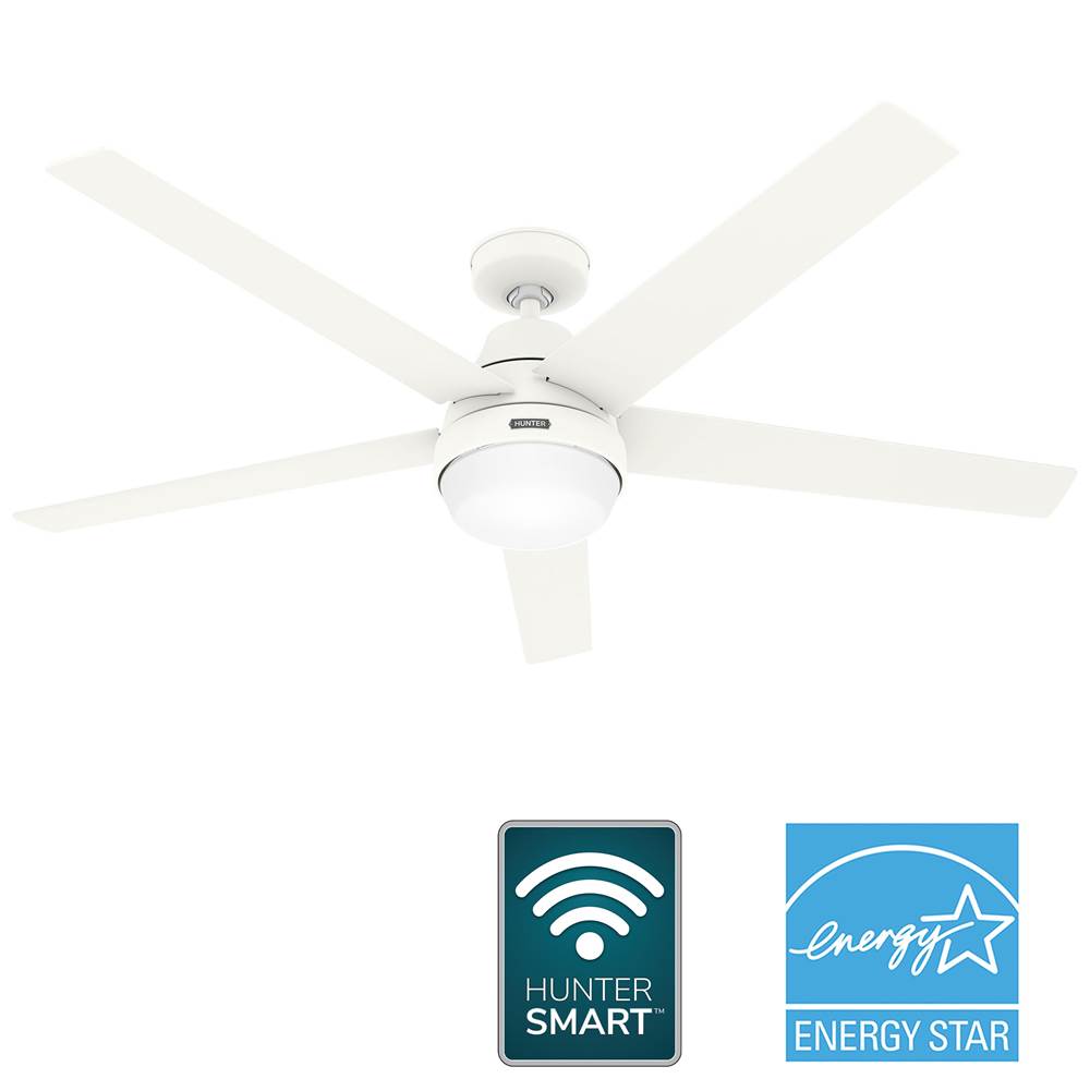 Hunter Aerodyne 60in Aerodyne With Reversible Blades - Fresh White