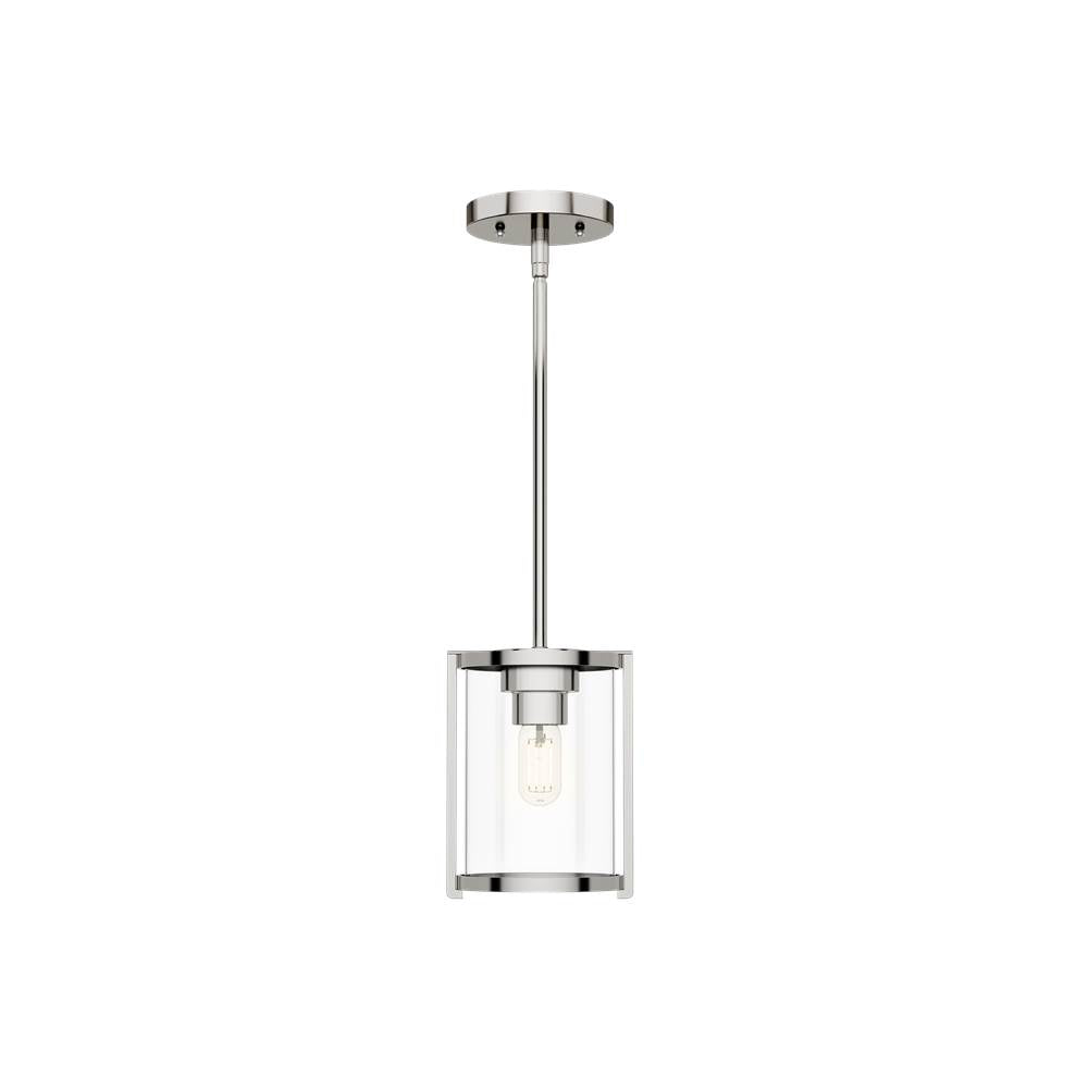 Hunter 19004 Polished Nickel Astwood 1 Light Pendant Image 1