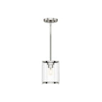 Hunter 19004 Polished Nickel Astwood 1 Light Pendant Image 1