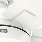 Hunter 52488 Fresh White 44 Inch Anisten Fresh White Ceiling Fan With Led Light Kit And Pull Chain Image 8