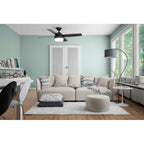 Hunter 52388 Matte Black 52 Inch Dempsey Matte Black Ceiling Fan With Led Light Kit And Handheld Remote Image 5