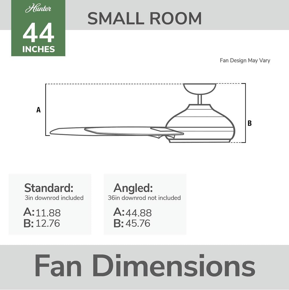Hunter 50014 Matte Bronze 44 In Kennicott - Matte Bronze Image 4