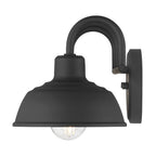 Hunter 48230 Matte Black Hunter Mill Valley Matte Black 3 Light Medium Bathroom Vanity Wall Light Fixture Image 3
