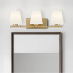 Hunter 48114 Alturas Gold Fauna Grove 3 Light Medium Vanity Gold Image 5