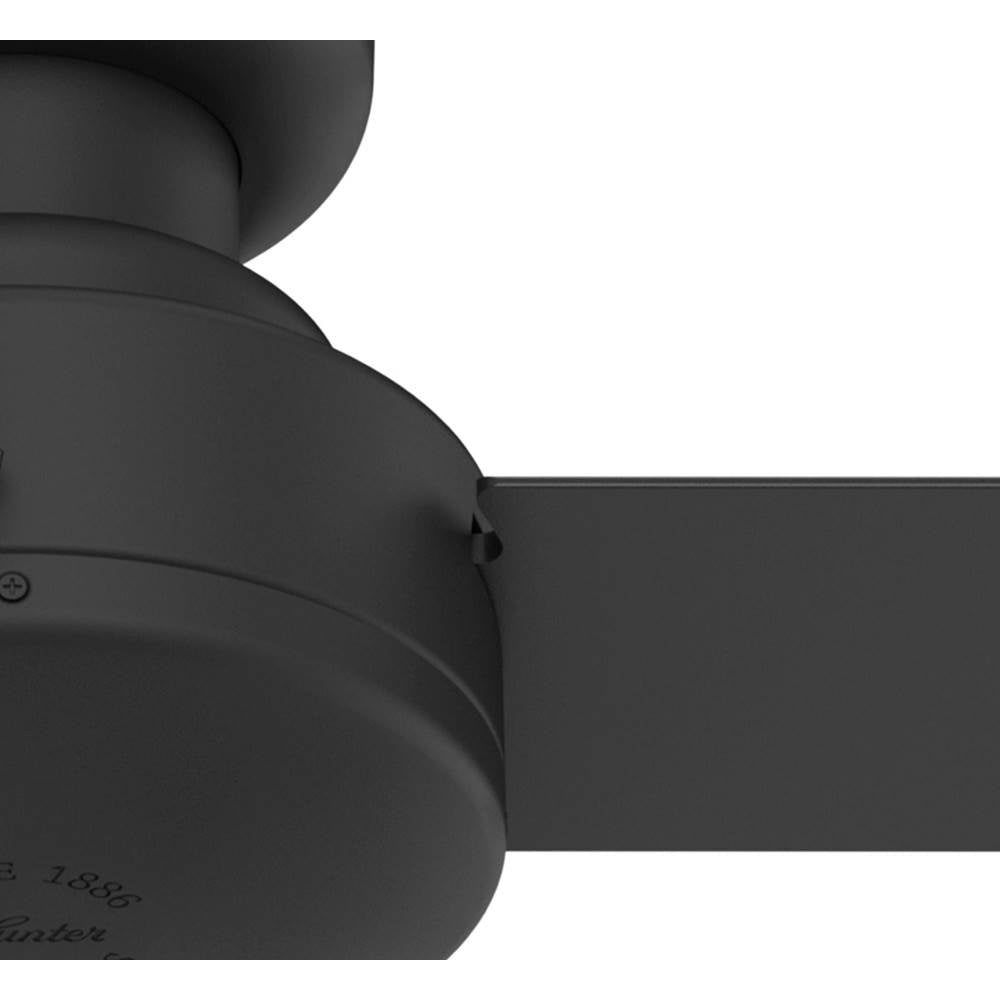 Hunter 52407 Matte Black 52in Presto Lp -flat Matte Black Image 9