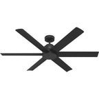 Hunter 51830 Matte Black 60in Kennicott - Matte Black Image 1