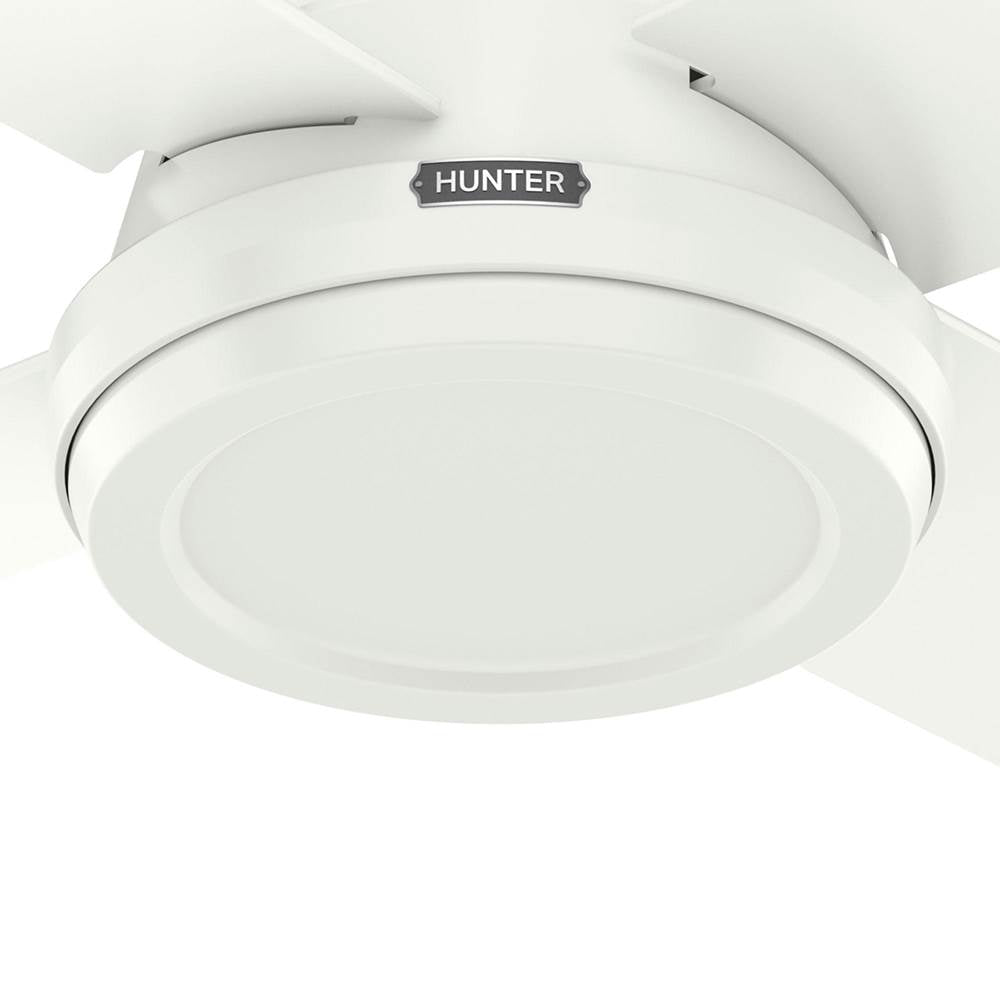Hunter 59334 Fresh White 44 Inch Dempsey Lp Fresh White Image 6
