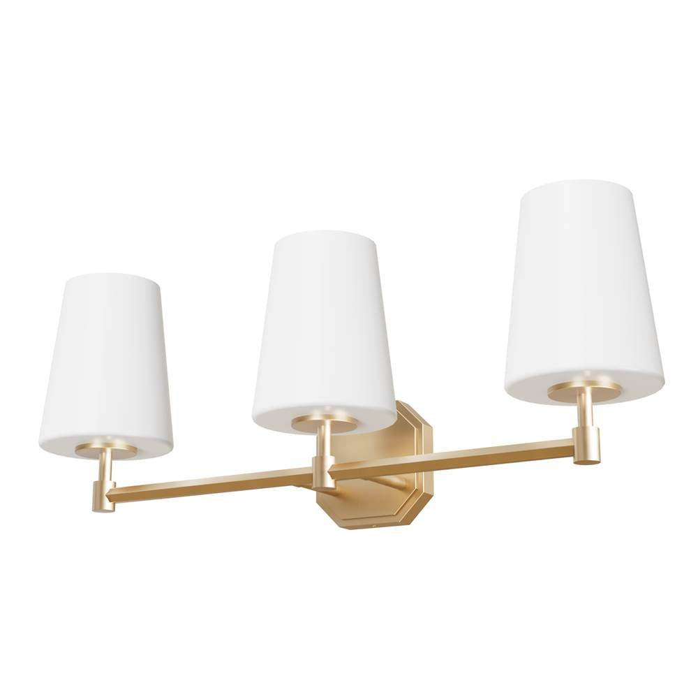 Hunter Nolita 3 Light Vanity Alturas Gold