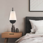 Hunter Valley Park Valley Park 1 Light Large Pin Up Sconce Black