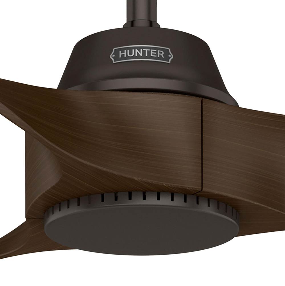 Hunter 53649 Premier Bronze 60 Inch Mosley Energy Star Premier Bronze Damp Rated Ceiling Fan And Wall Control Image 2