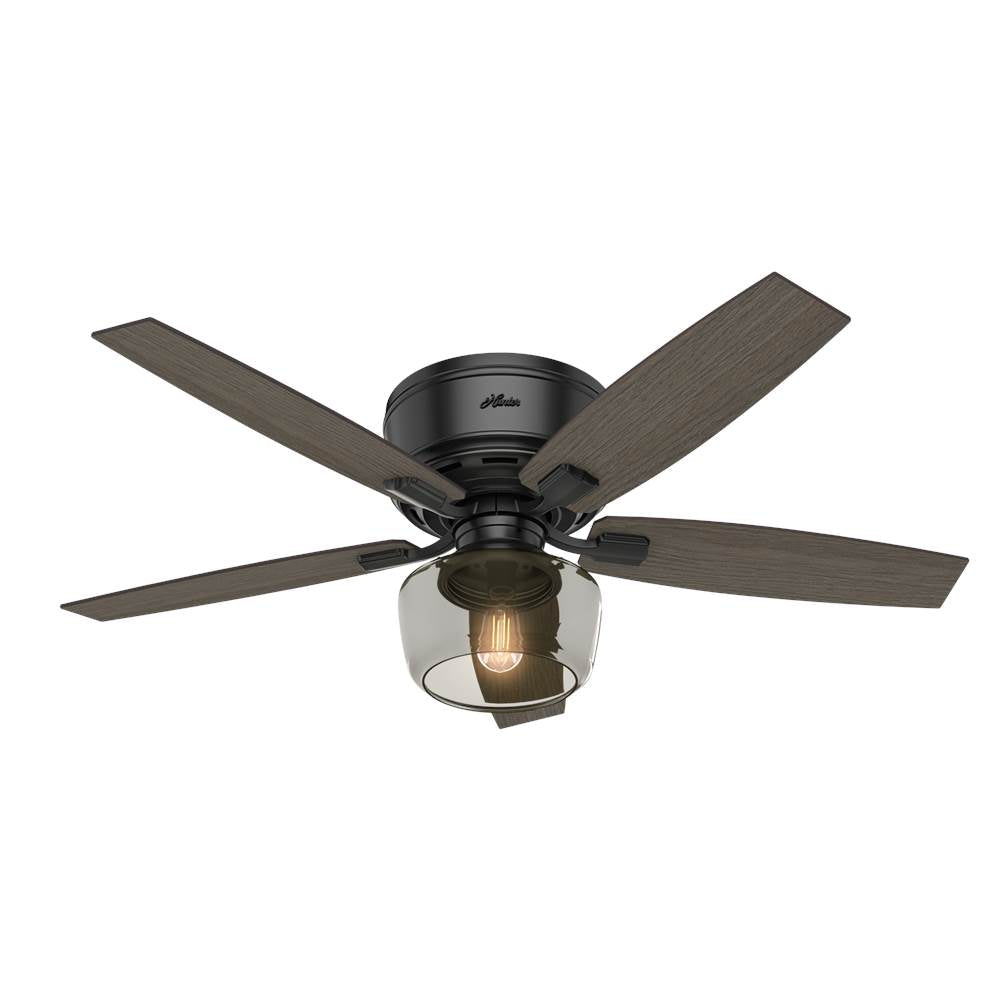 Hunter 53393 Matte Black 52'' Bennett Lp-matte Black Image 1