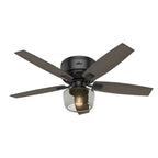 Hunter 53393 Matte Black 52'' Bennett Lp-matte Black Image 1