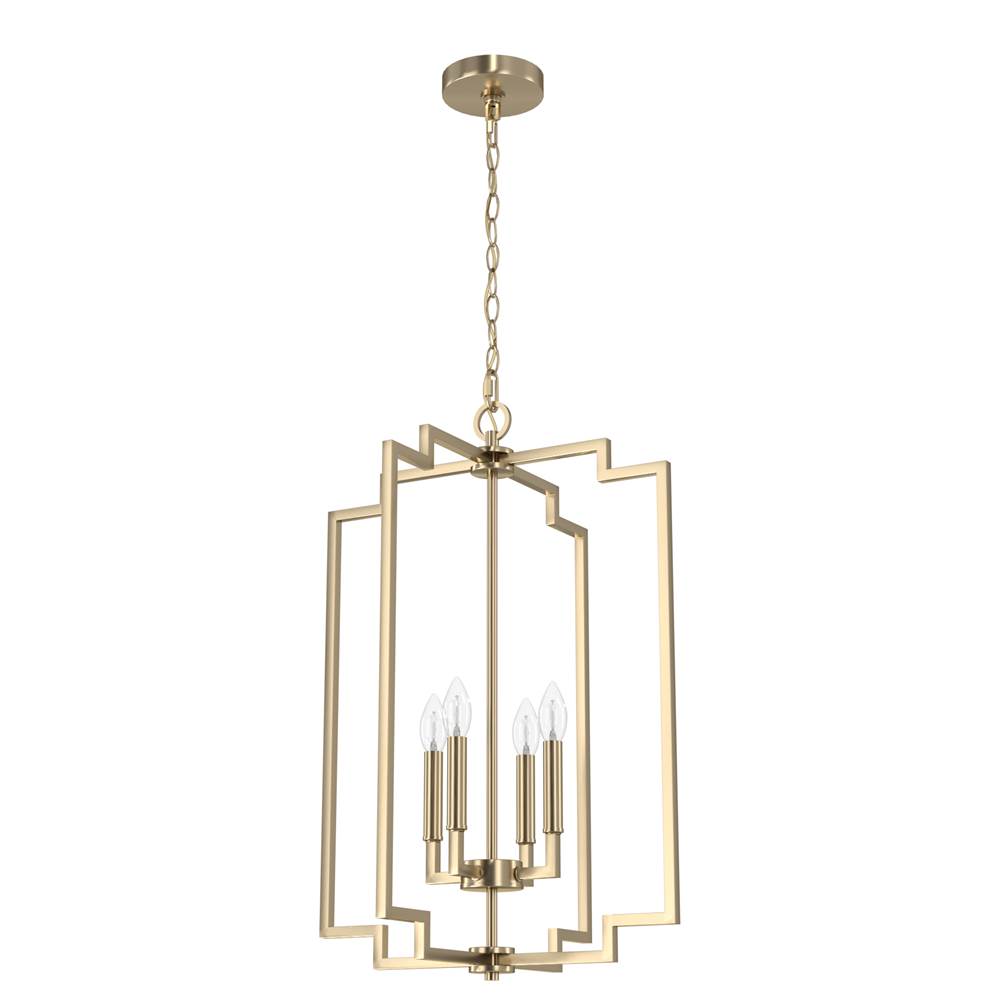 Hunter Zoanne 4 Light Pendant Alturas Gold
