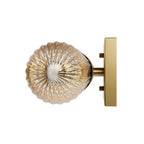 Hunter 13239 Luxe Gold Beverly Glen Luxe Gold With Amber Glass 2 Light Bathroom Vanity Wall Light Fixture Image 5