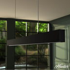 Hunter 13122 Matte Black Canoga Matte Black 1 Light Large Chandelier Ceiling Light Fixture Image 4