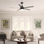Hunter 53780 Matte Black 60in Aerodyne With Reversible Blades - Matte Black Image 8