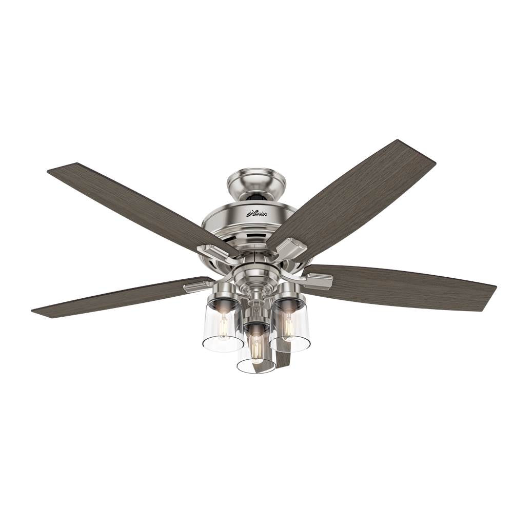 Hunter 54190 Brushed Nickel 52'' Bennett-brushed Nickel Image 1