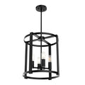 Hunter 19003 Matte Black Astwood 4 Light Chandelier Small Image 1