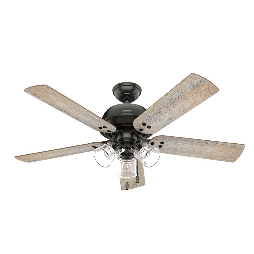 Hunter 51714 Noble Bronze 52 Inch Shady Grove Noble Bronze Ceiling Fan With Led Light Kit And Pull Chain Image 1