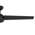 Hunter 52979 Matte Black 60 Inch Cassius Energy Star Matte Black Damp Rated Ceiling Fan And Wall Control Image 2