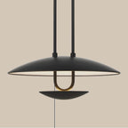 Hunter 48165 Matte Black Sunset Ridge 1 Light Large Pendant Black Image 5