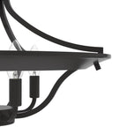 Hunter Perch Point Perch Point 4 Light Semi-flush Mount