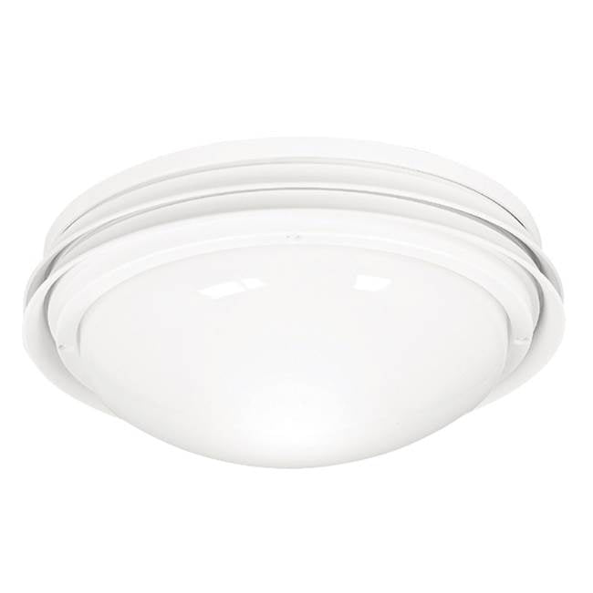 Hunter 28438 White Outdoor Marine Ii  Low Profile Globe Light Kit, White Image 1