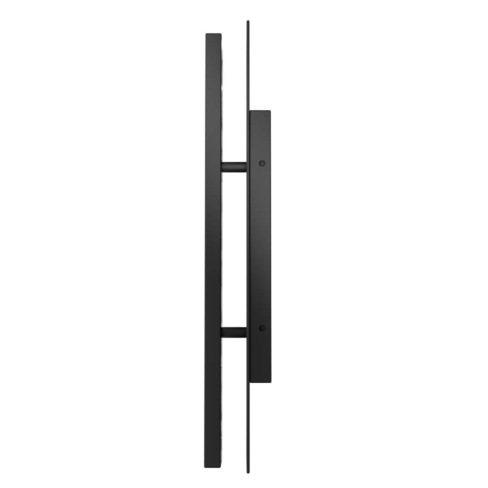 Hunter 46063 Matte Black Canoga Outdoor 1 Light Large Wall Light Black Image 2