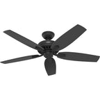 Hunter 52397 Matte Black 52 Inch Newsome Matte Black Ceiling Fan And Pull Chain Image 5