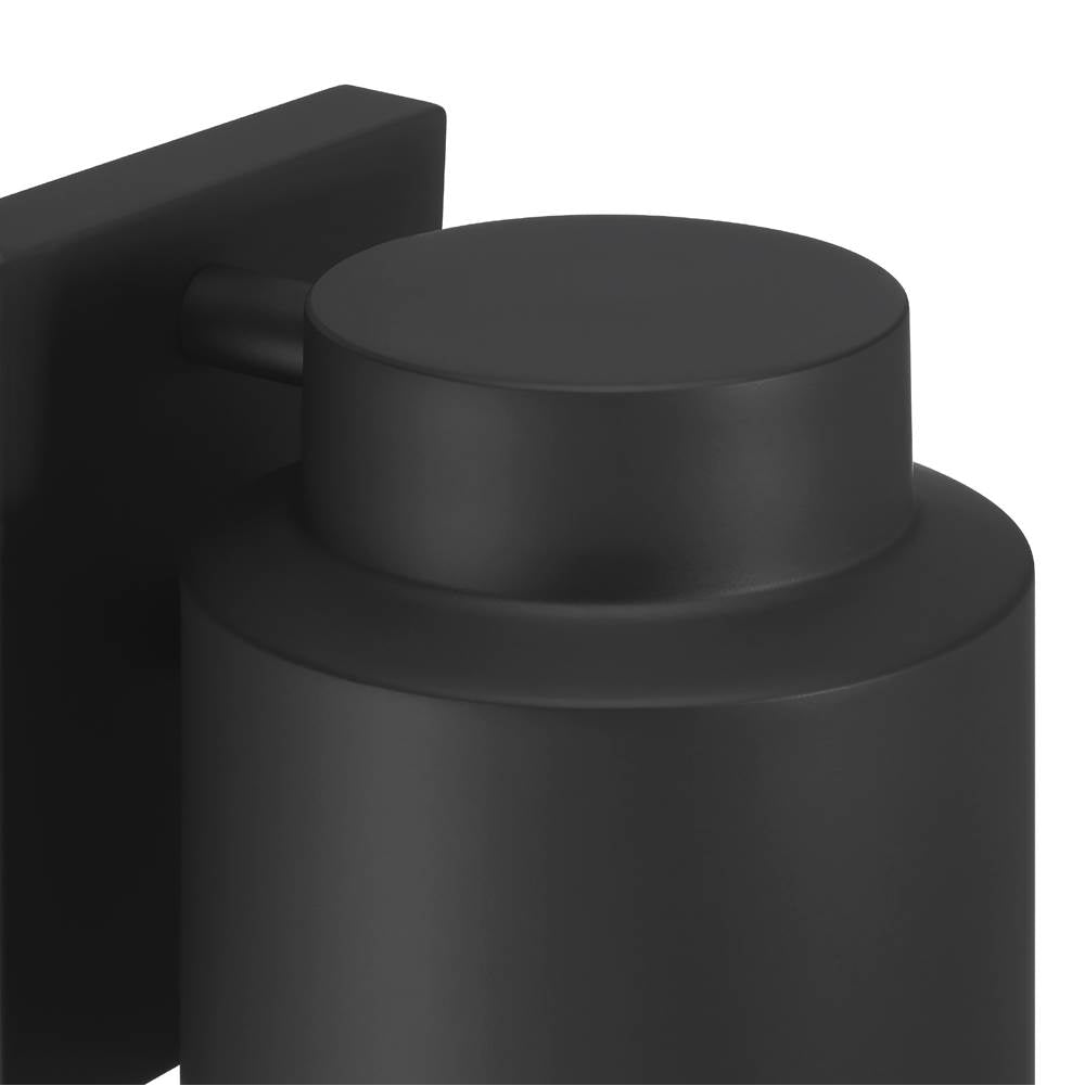 Hunter 46035 Matte Black Kennicott  Outdoor 1 Light Small Wall Light Black Image 3