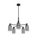 Hunter Lochemeade 6 Light Chandelier Natural Iron