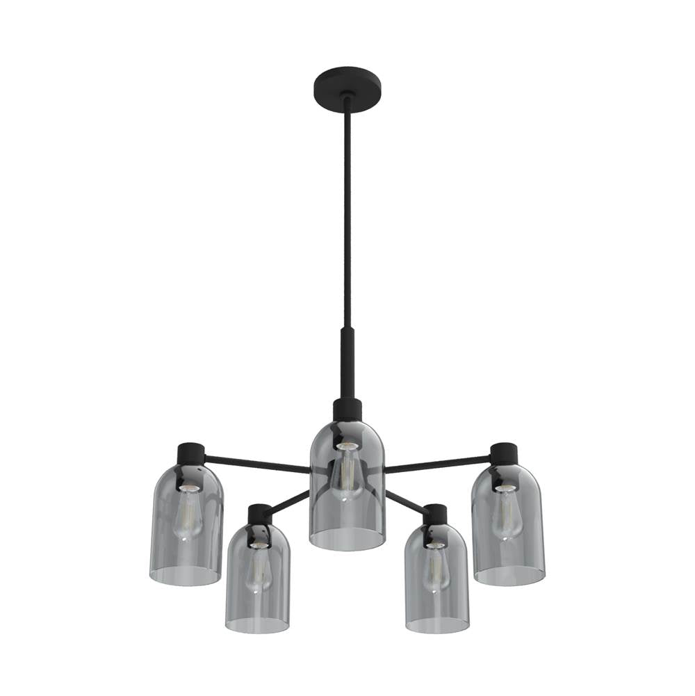Hunter Lochemeade 6 Light Chandelier Natural Iron